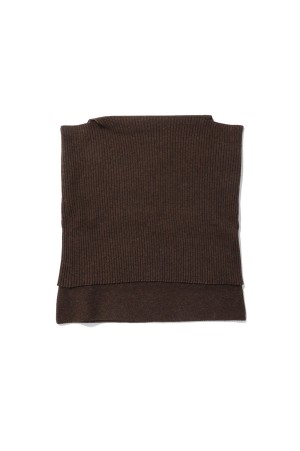 Seamless Offshoulder Knit - BROWN (12610531)