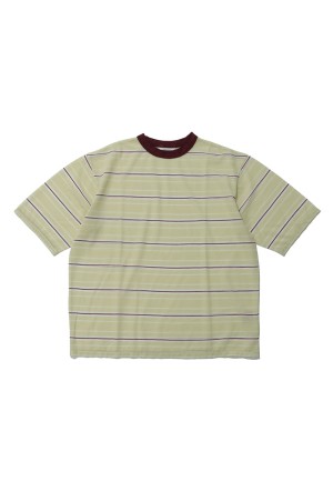 Sheer Border T-shirt - LIGHT GREEN (12610629)
