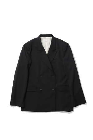 Twill Double Jacket - BLACK (12620103)