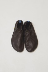 Vibramsole Leather Mockshoes - DARK BROWN (12621003)