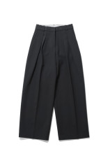 Bonding Wide Trousers - CHARCOAL GRAY (12620702)