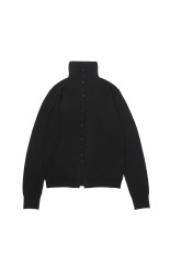 Turtleneck Button Knit - BLACK (12620510)
