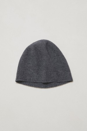 Seamless Cashmere Beanie - CHARCOAL GRAY (12621013)