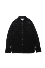 Roundhem Velour Shirts -BLACK (12620405)