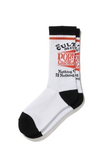 WAVE LOGO SOX / WHITE