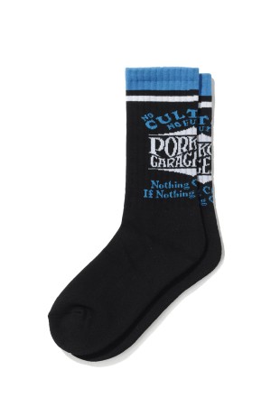 WAVE LOGO SOX / BLACK