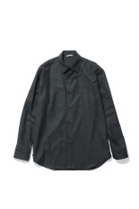 SUPER LIGHT WOOL SHIRT - TOP CHARCOAL (A26AS04OS)