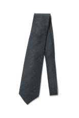 SUPER LIGHT WOOL TIE - TOP CHARCOAL (A26AT07OS)