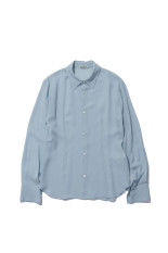 AIRY SILK GEORGETTE SHIRT - LIGHT BLUE (A26AS03GG)