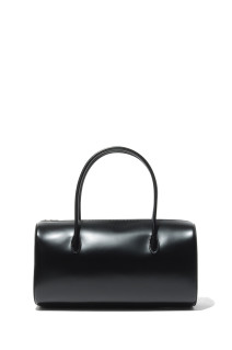 LEATHER BOSTON BAG MADE BY AETA - BLACK (A26AB05AE)