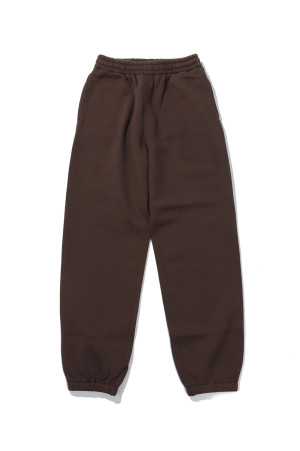SMOOTH SOFT SWEAT PANTS - DARK BROWN (A26AP06TU)