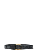 REVERSIBLE BUCKLE BELT - BLACK (A26AB11RP)