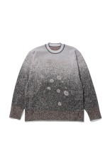 Floral Jacquard Graphic Knit Top - PURPLE (MM26FW-KN010)