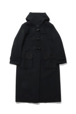 Cording Embroidery Duffle Coat - BLACK (MM26FW-CO058)