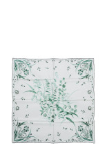 Hand Printed Silk Scarf_ - GREEN (MM26FW-AC315)