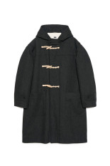 WINDSTOPPER Duffle Coat - Black (S26FB051)