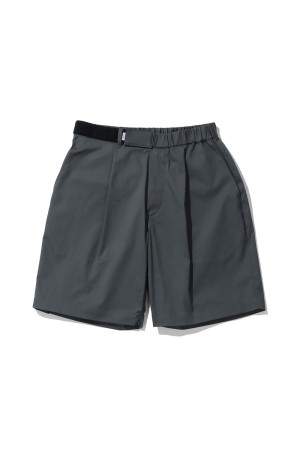 Solotex Twill Wide Chef Shorts - GRAY (GM262-40006B)