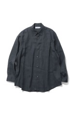 Linen L/S Oversized Regular Collar Shirt - C.GRAY (GM262-50039B)