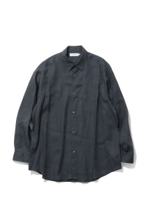 Linen L/S Oversized Regular Collar Shirt - C.GRAY (GM262-50039B)