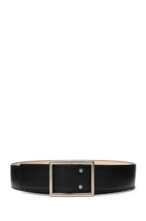Graphpaper Holeless Leather Classic Belt - BLACK (GU262-90033B)
