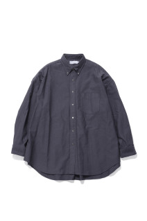 Oxford L/S Oversized B.D Shirt - GRAY (GM263-50021B)