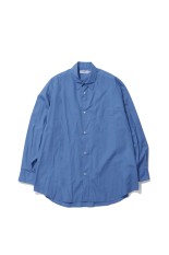 Broad L/S Oversized Regular Collar Shirt - BLUE (GM263-50001B)