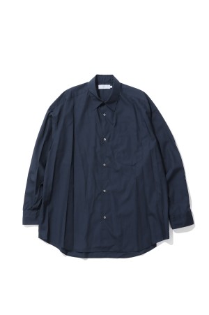 Broad L/S Oversized Regular Collar Shirt - BLUE (GM263-50001B)