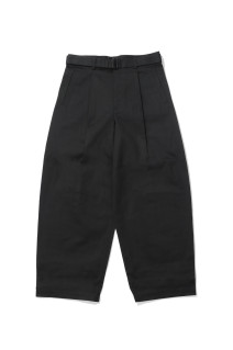 Dry Westpoint Barrel-Fit Belted Pants - BLACK (GM263-40381)