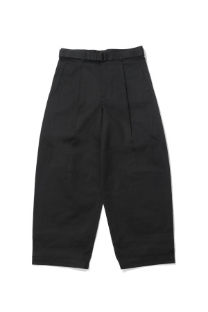 Dry Westpoint Barrel-Fit Belted Pants - BLACK (GM263-40381)
