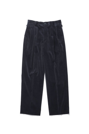 Cotton Corduroy Shoecut Slacks - NAVY (KS26FPT02)