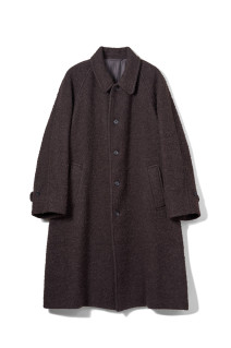 Napping Wool Umbrella Coat - TOP BROWN (KS26FCO08)
