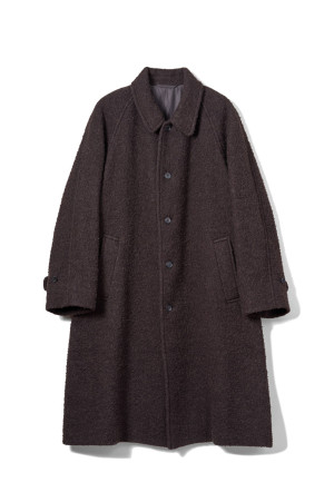 Napping Wool Umbrella Coat - TOP BROWN (KS26FCO08)