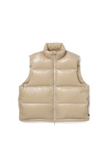 TECH ULTRA LIGHT DOWN VEST - BEIGE (BW-46026W)