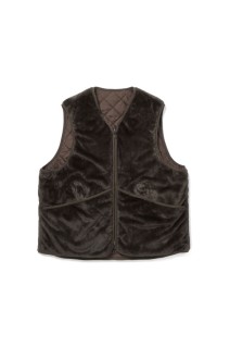 TECH BRITISH HUNTER FUR VEST - D.BROWN (BJ-51026W)
