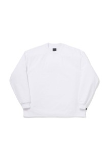 TECH DRAWSTRING TEE L/S - WHITE (BE-31026W)