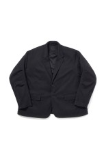 TECH LOOSE 2B JACKET FLANNEL - CHARCOAL (BJ-32026W)