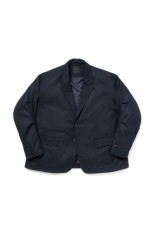 TECH LOOSE 2B JACKET FLANNEL - D.NAVY (BJ-32026W)