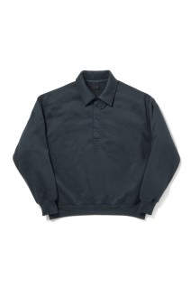 TECH SWEAT SNAP PULLOVER - INK BLACK (BE-53026W)