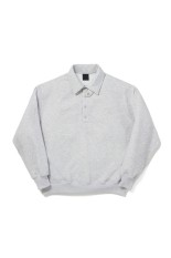 TECH SWEAT SNAP PULLOVER - HEATHER GRAY (BE-53026W)