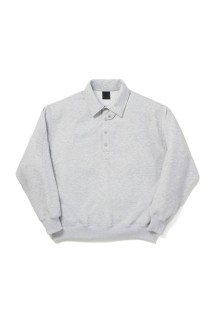 TECH SWEAT SNAP PULLOVER - HEATHER GRAY (BE-53026W)