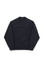 TECH KNIT CREW L/S Brewed Protein(TM) - NAVY (BE-70026W)