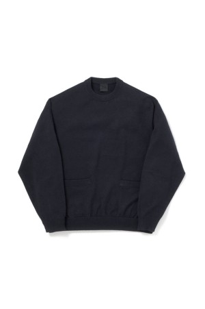 TECH KNIT CREW L/S Brewed Protein(TM) - NAVY (BE-70026W)