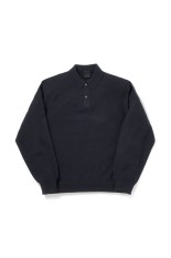 TECH KNIT POLO L/S Brewed Protein(TM) - NAVY (BE-71026W)