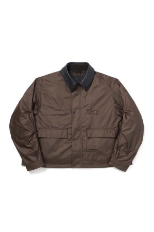TECH BRITISH SHORT HUNTER JACKET - D.BROWN (BJ-50026W)