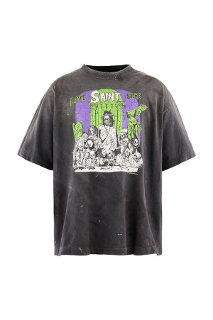 SS T-SHIRT / LOVE SICK - BLACK (SM-MK1-0000-003)