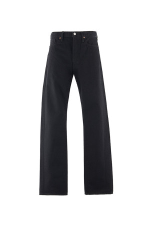 BLACK DENIM PANTS / STRAIGHT - BLACK (SM-MK1-0000-070)