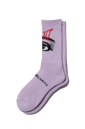 SOCKS / EYE - LAVENDER (SM-MK1-0000-109)