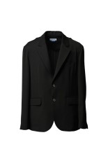 Tricker Twill Regular-Over 2B Tailored Jacket - BLACK (11261111605)