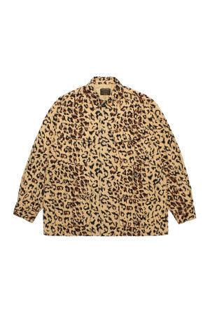 LEOPARD FATIGUE JACKET - BEIGE (26FWE-WMO-ML02)