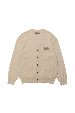 COTTON KNIT CARDIGAN ( TYPE-2 ) - IVORY (26FWE-WMK-KN04)